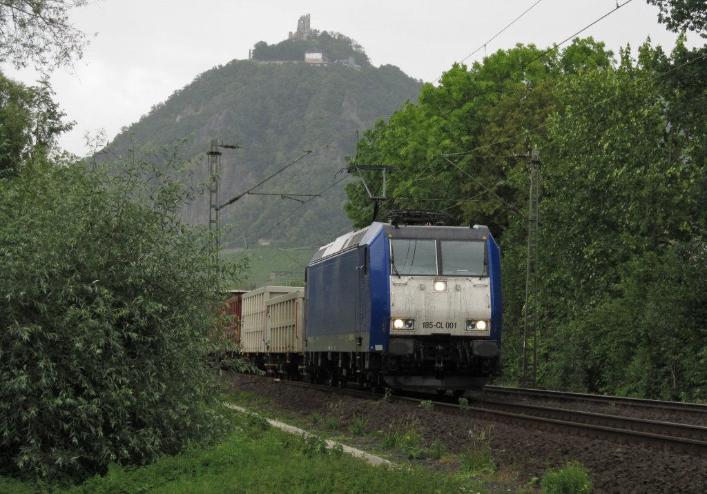 185 CL-001 am 18.7.2011 bei Rhndorf.
