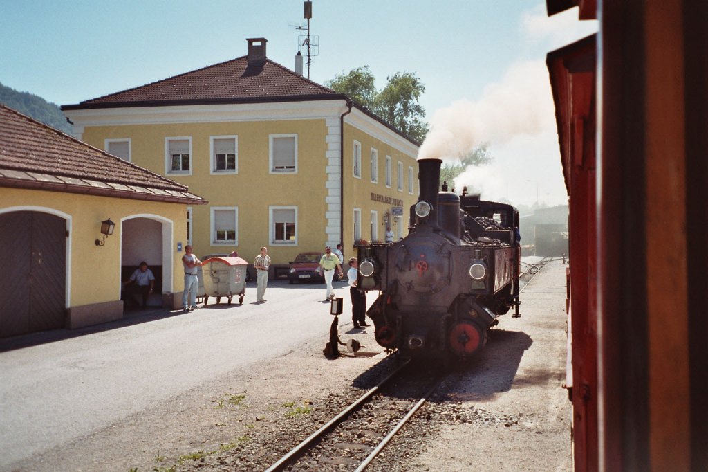 Dampflokomotive 3  Tirol  der Zillertalbahn im Sommer 2006.