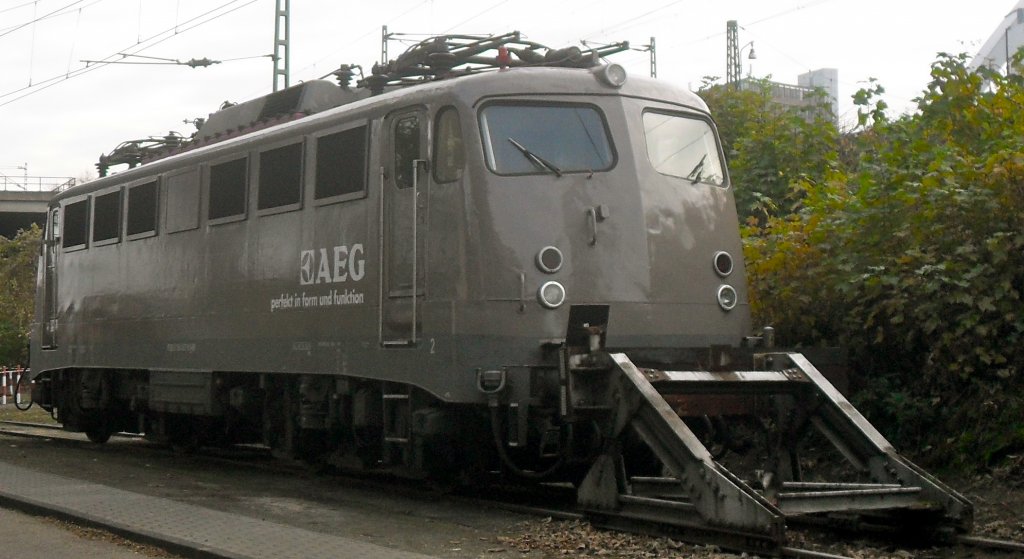 Die AEG Br110 im Herbst 2010 in Kln Deutz.