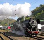 Br 44/130138/dampflokomotive-44-2546-8-im-april-2010 Dampflokomotive 44 2546-8 im April 2010 im Bahnhof Linz.