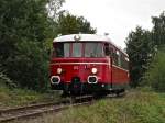 RSE-Express: Rhein-Sieg-Eisenbahn MAN Vt23 am 9.9.2011 bei Hangelar.