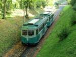 Drachenfelsbahn/108378/zwei-triebwagen-der-drachenfelasbahn-am-191010 Zwei Triebwagen der Drachenfelasbahn am 19.10.10.